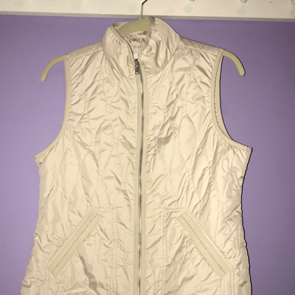 Cream vest